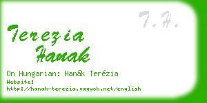 terezia hanak business card